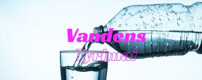 Vandens tyrimai logo